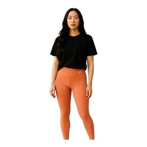 Gymshark‎ Orange Leggings High-Waisted Fitted